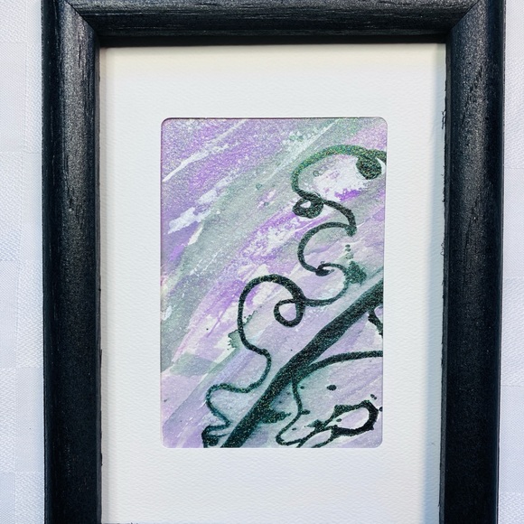 Hand Painted Frameable Abstract Watercolor Blank Greeting Cards Set of 7 - Picture 10 of 10